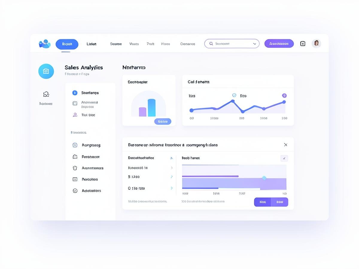 Multi-channel e-commerce dashboard showing combined marketplace sales analytics